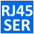RJ45 serial (RS232) connection